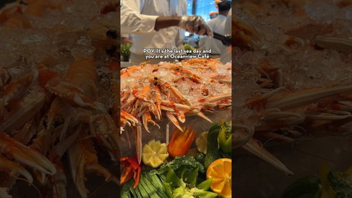 This Cruise Buffet Has a Seafood Tower? 🤯