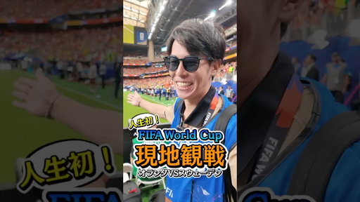 #AD 人生初のW杯現地観戦をしました【オランダVSスウェーデン】