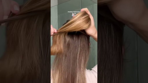 Another greasy day hair inspo with my fav Hair fairy duster dry shampoo #holidayhair