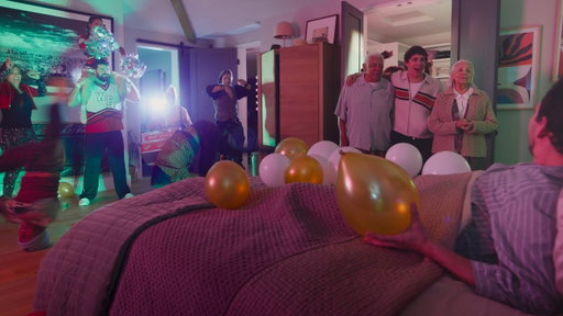 Bedroom | Celebrating budgeting wins (loudly) w/ Marcello Hernández & the Wells Fargo Party Patrol