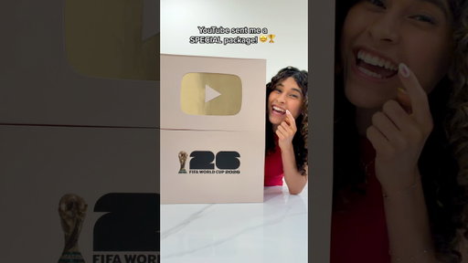 I Got a Package from FIFA x YouTube! 🤩⚽️🏆 #ad @YouTube @fifa #FIFAWorldCup