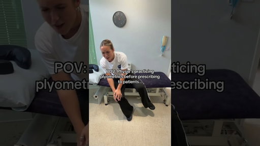 POV: Physio Practising Exercises Before Prescribing Them 😂