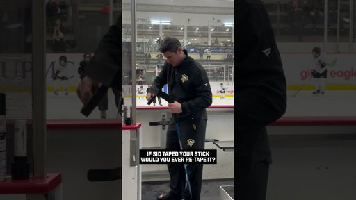 Sidney Crosby Tapes Youth Hockey Player's Stick