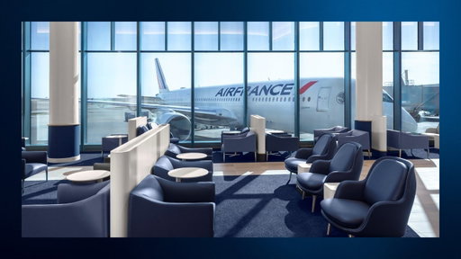 New Air France lounge at Chicago airport