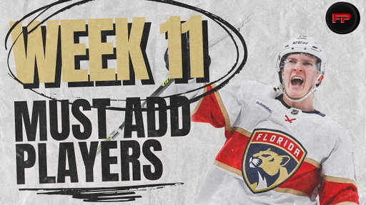 Add These Players Before Week 11 of Fantasy Hockey | Fantasy Hockey 2025-2026