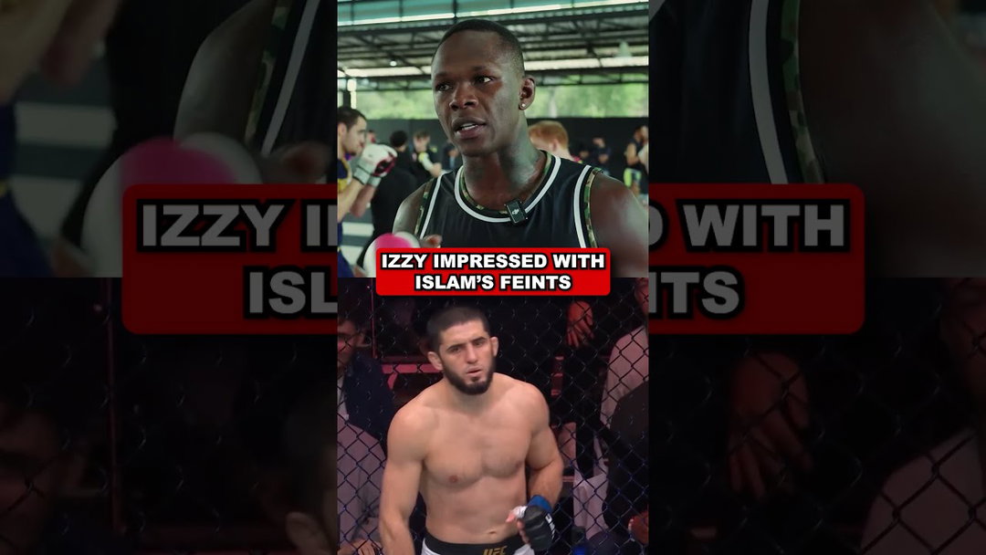 Israel Adesanya on Islam Makhachev's Feints 👊