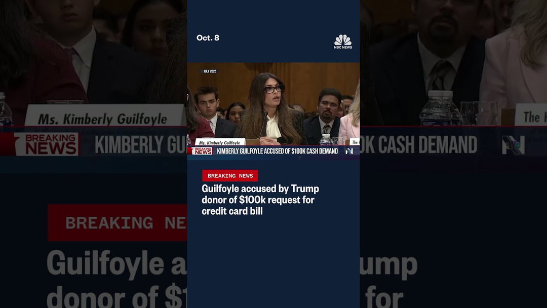 Guilfoyle accused by Trump donor of $100k request for credit card bill