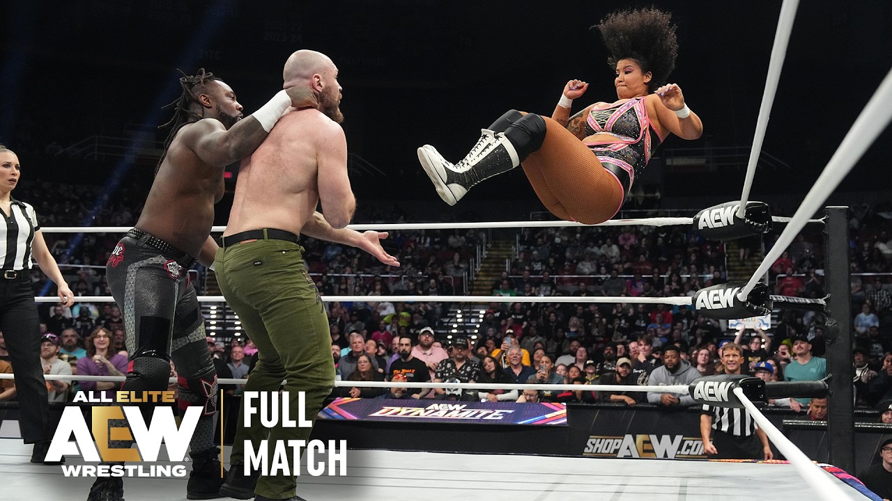 FULL MATCH: Jon Moxley & Marina Shafir vs Swerve Strickland & Willow Nightingale | AEW Dynamite 2025