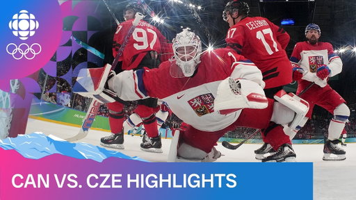 Every goal in the Canada vs Czechia quarterfinal game on Day 12 of Milano Cortina 2026