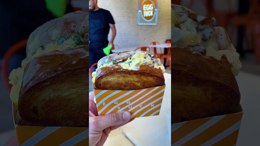 Possibly the messiest egg sandwich in Chicago