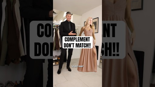 The Right Way to Dress with Your Wedding Date?!?