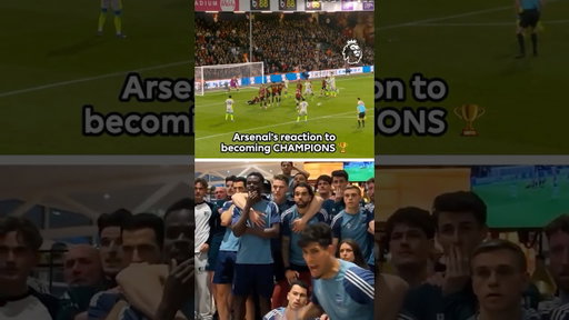 Arsenal Players React To Winning The Premier League 🏆