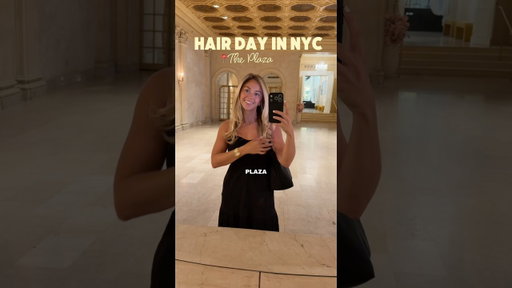 NYC HAIR DAY #haircut #blowout #vlog