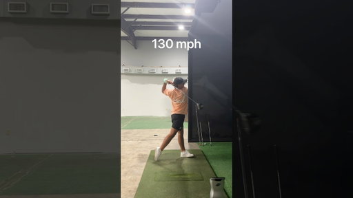 What driver speeds look like 100-130mph #golf
