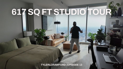 Downsizing to 617 Sq Ft Was My Best Decision | Studio Tour