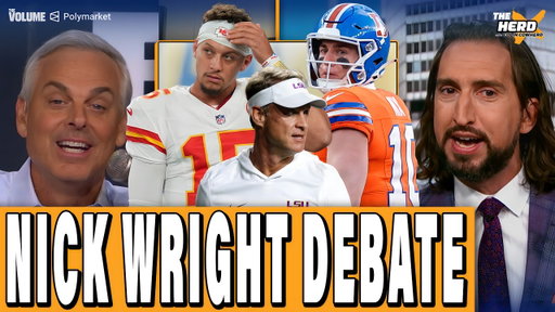 Colin Cowherd & Nick Wright DEBATE: Broncos OVER Chiefs? + LSU & Lane Kiffin | HERD NFL & CFB