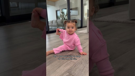 An icon 😆😍 #baby #13monthsold #sisters #dance