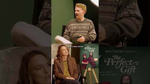 Talking all things The Perfect Gift with Keira Knightley! #AD #WaitroseChristmas #SayItWithFood