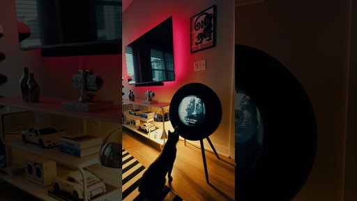 This Speaker Turns Your Music Into Art 🎶 #MorningBlues #RecordR1Speaker #HomeTech #Tech #SmartHome