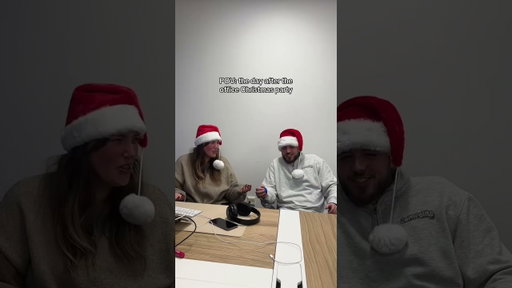 POV: The Day After the Christmas Office Party