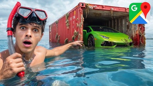 Exploring an Abandoned Shipping Container Lost at Sea!