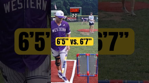 6’5” Batter vs. 6’7” Pitcher