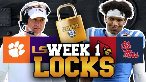 Week 1 LOCKS 🔒 Best Bets, Against The Spread Picks, Moneyline Sprinkles & More! | Cover 3