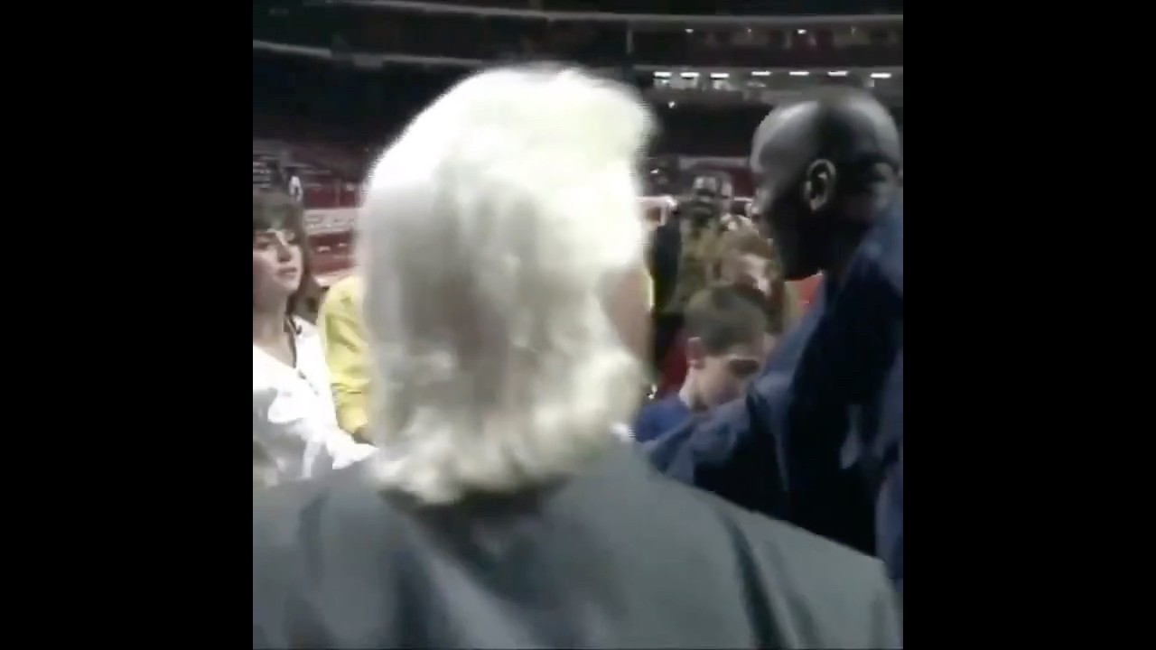 Meeting of the GOATS - Ric Flair and Michael Jordan