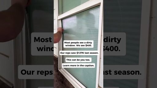 A dirty window doesn’t look like much…