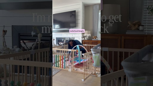 Current interior design style: a baby lives here. 🤣#newmom #motherhood #motherhoodjourney  #momlife