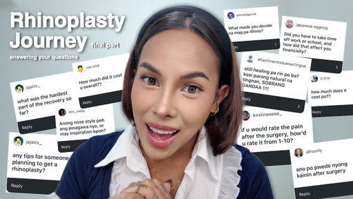 RHINOPLASTY JOURNEY (PART 3) | AWRA BRIGUELA