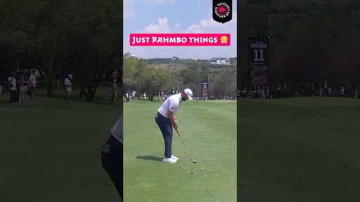 Jon Rahm is heating up in South Africa 🔥😤 #golf #shorts #southafrica