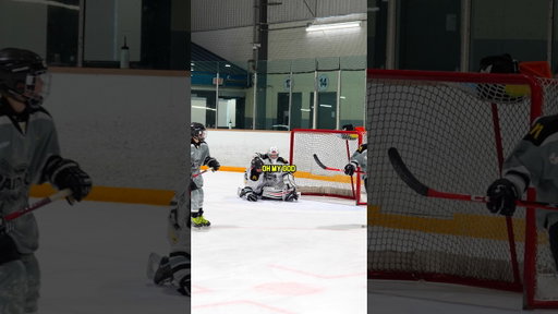 Mic’d Up Hockey Goalie🏒 #hockey #hockeyplayers #shorts