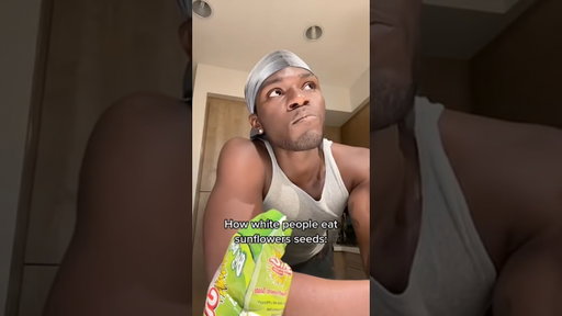 Eating sunflower seeds be like