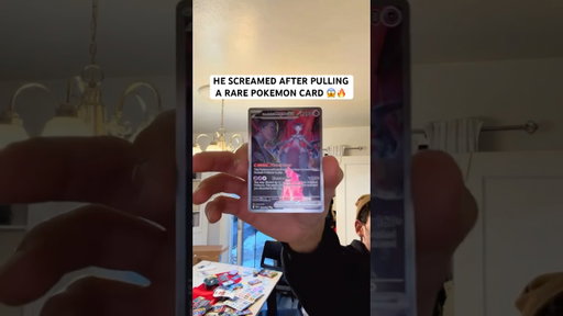 HE SCREAMED AFTER PULLING A RARE POKEMON CARD 😱🔥