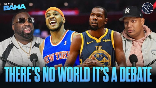 We GET HEATED if Carmelo Anthony or Kevin Durant is the BETTER player 👀