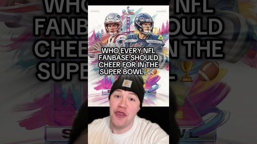 WHO TO CHEER FOR IN THE SUPER BOWL😳🤣🏆🏈 #nfl #football #patriots #seahawks #superbowl #funny