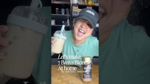 Let’s make 7 brew’s blondie at home #coffee #7brew #blondie #instantcoffee