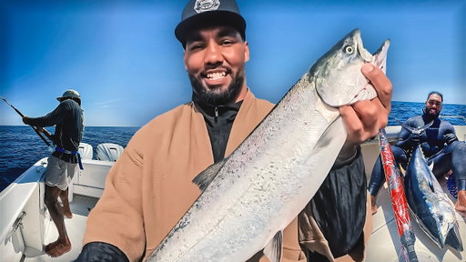 BIG CAT IN THE WILD | My First Spearfishing Trip in the Pacific Northwest