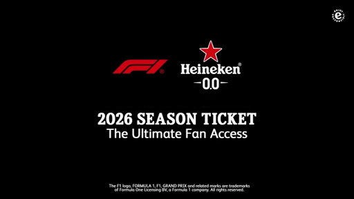 Heineken | The World’s First Season Ticket For F1 Fans