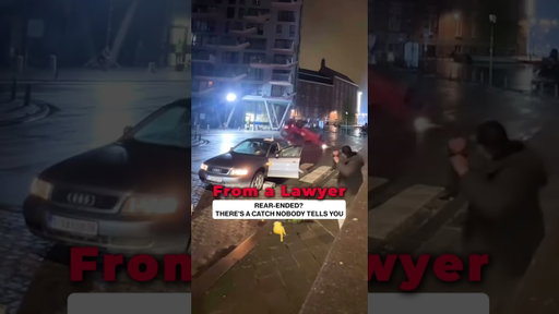 Rear-Ended? There's a Catch Nobody Tells You