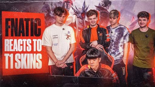 FNATIC PLAYERS REACT TO T1 WORLDS SKINS