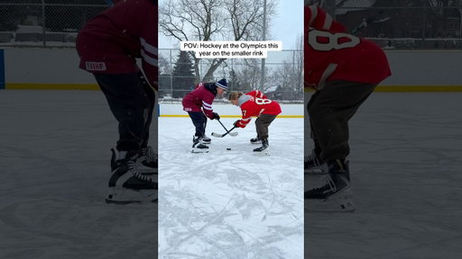 Hockey at the Olympics this year will look different 😂👀 #hockey #olympics #nhl #funny