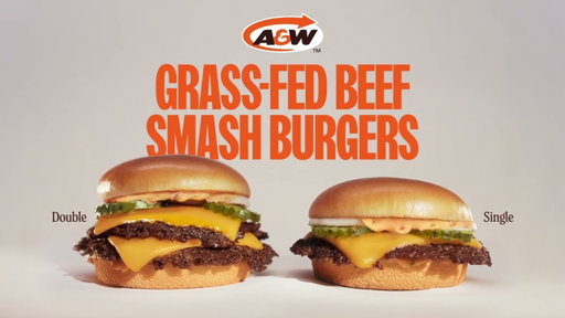 A&W Grass-Fed Smash Burgers