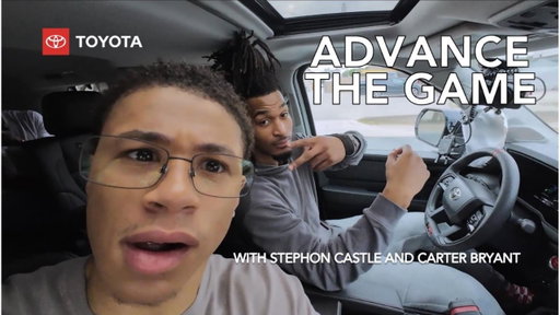 Stephon Castle & Carter Bryant Talk Mindset, Growth & the Game | Advance the Game by Toyota