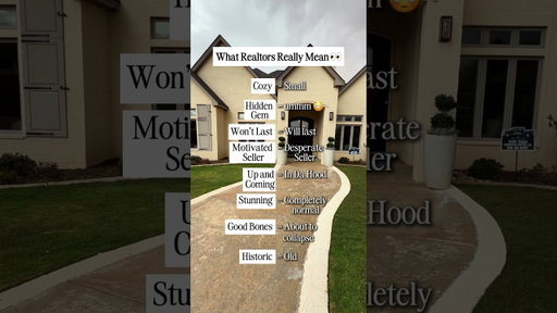 Everyone thinks they found the "dream home"until you learn what these keywords