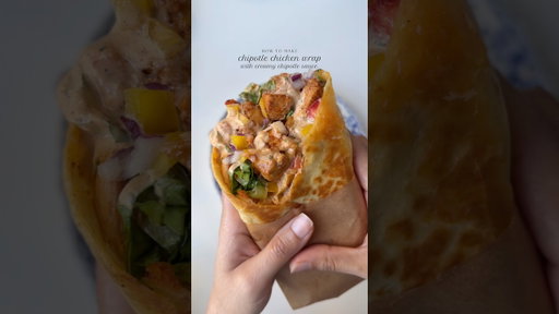 Chipotle chicken wrap 🌯