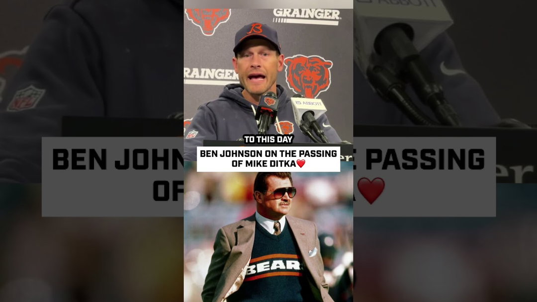 Ben Johnson Reacts to Mike Ditka Passing Away 💔