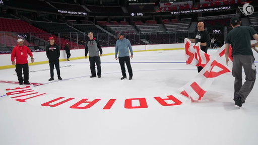 Ottawa Senators Ice Install
