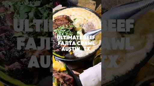 I ate the most popular fajitas in Austin! #austinfood #austinfoodadventures